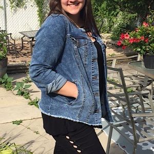 Acid Wash Denim Jacket